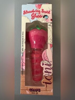 Ioni Strawberry shape Swirl Gloss Grape Lip Gloss — Pink